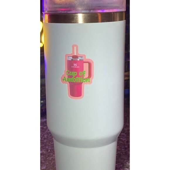 Dolly Parton Sticker Stanley Cup Of Ambition Funny Gag Gift Waterproof Vinyl - Picture 9 of 9